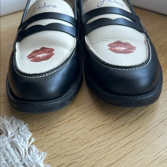 DUKE + DEXTER LOAFERS WITH KISS PRINT - Picture 7 of 7